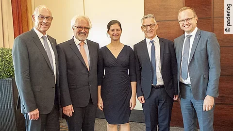 Burkhard Backhaus (zweiter v. links) Verabschiedung, paderlog Burkhard Backhaus (zweiter v. links) Verabschiedung, paderlog