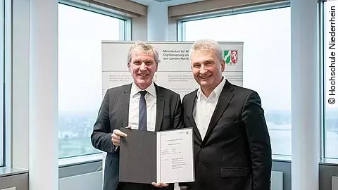 Förderbescheid HS Niederrhein Förderbescheid HS Niederrhein