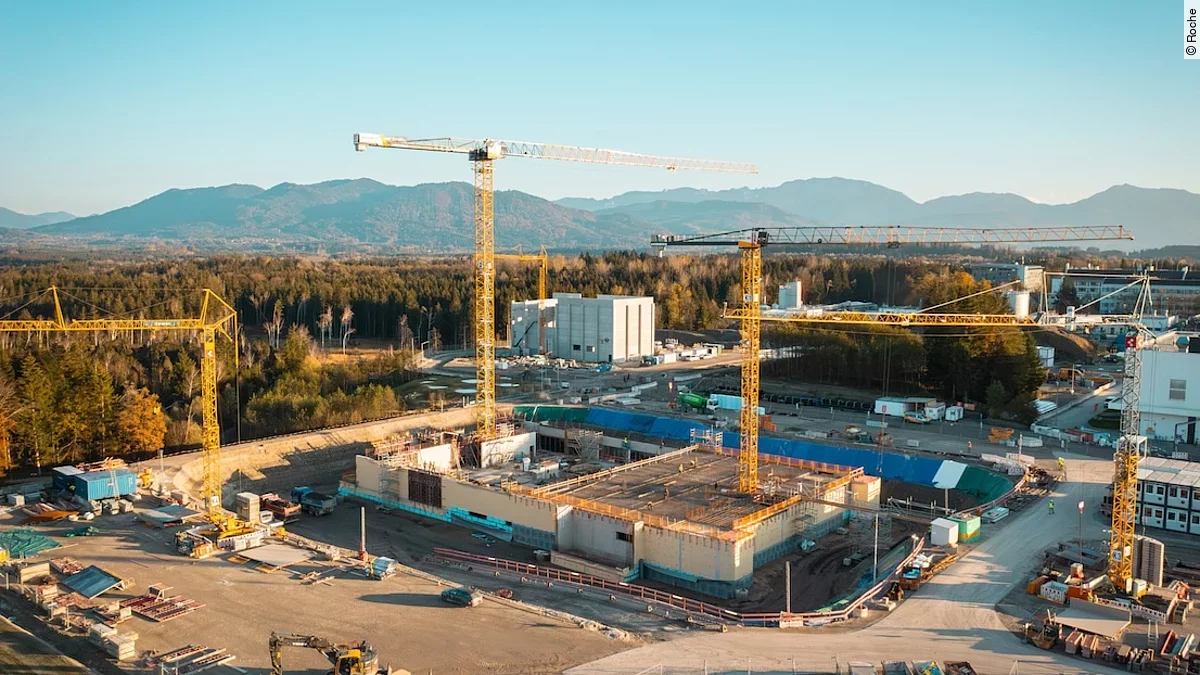 Roche-Produktionszentrum in Penzberg