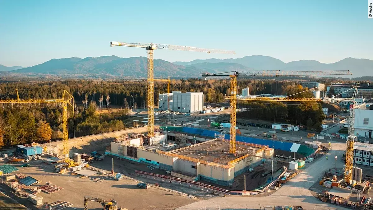 Roche-Produktionszentrum in Penzberg