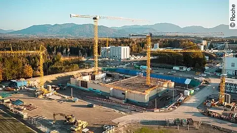 Roche-Produktionszentrum in Penzberg