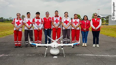 Kooperation Wingcopter und Sincronía Logística Kooperation Wingcopter und Sincronía Logística