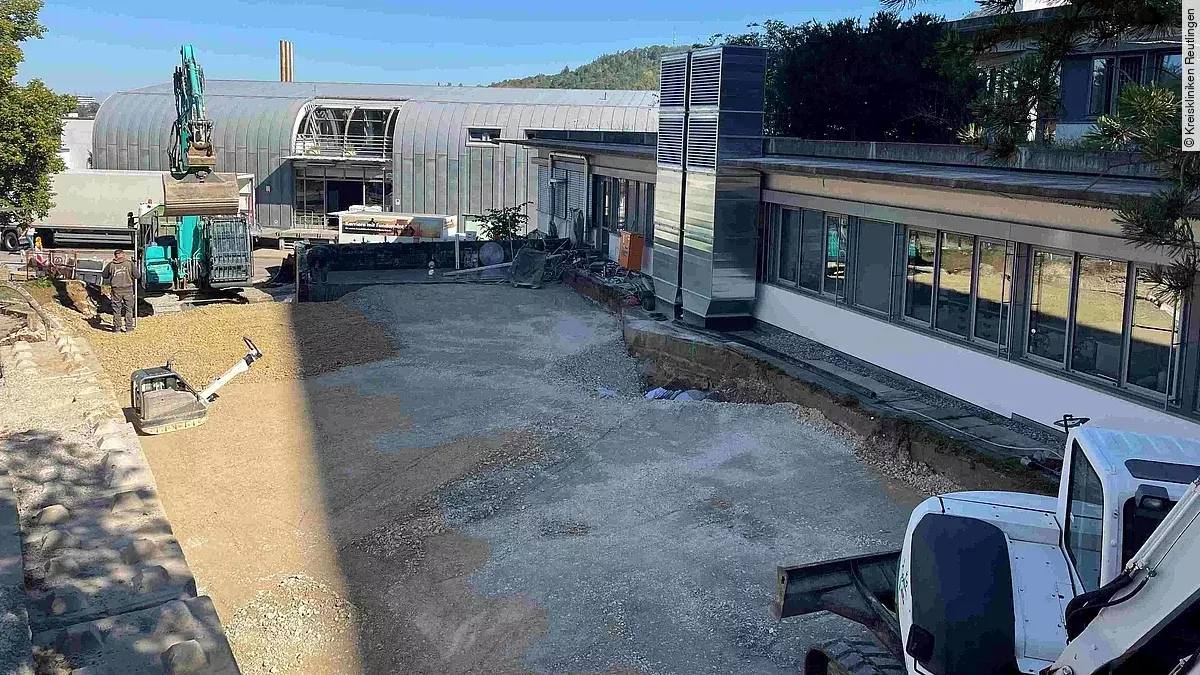 Baustart Apotheke Kreiskliniken Reutlingen