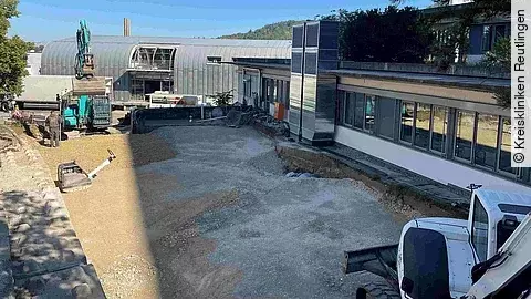 Baustart Apotheke Kreiskliniken Reutlingen