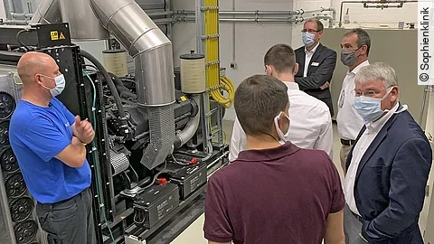 Rundgang durch die Energieversorgung der Sophienklinik