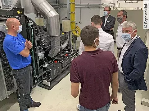 Rundgang durch die Energieversorgung der Sophienklinik