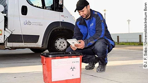 Abfallmanagement am UKB