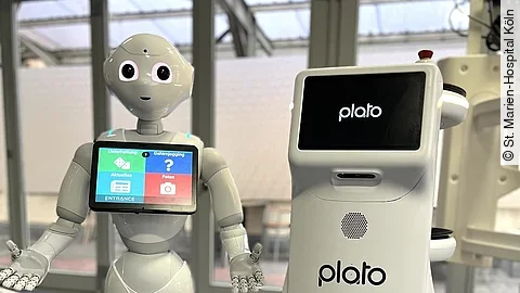 Roboter des St. Marien-Hospitals in Köln Roboter des St. Marien-Hospitals in Köln