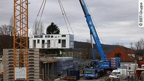 Bau Logistikzentrum der Caritas Bad Mergentheim