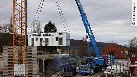 Bau Logistikzentrum der Caritas Bad Mergentheim Bau Logistikzentrum der Caritas Bad Mergentheim
