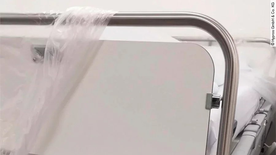 BLE-Beacon am Krankenhaus-bett im UKSH BLE-Beacon am Krankenhaus-bett im UKSH