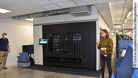 Kommissionierautomat des Logistikzentrums