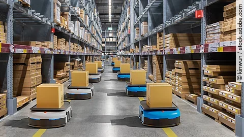 Autonomer Lager-Roboter Autonomer Lager-Roboter