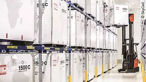 SkyCell Container Lagerung