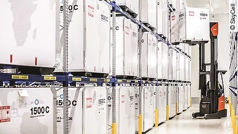 SkyCell Container Lagerung