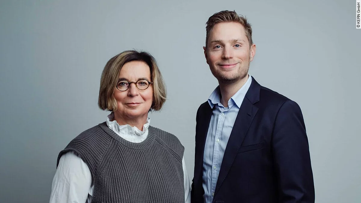 Die Geschäftsführenden der KERN GmbH: Susanne Minten und Hendrik Nordholt.