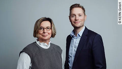 Die Geschäftsführenden der KERN GmbH: Susanne Minten und Hendrik Nordholt.