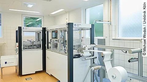 Maskenproduktion Uniklinik Köln Maskenproduktion Uniklinik Köln