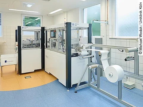 Maskenproduktion Uniklinik Köln