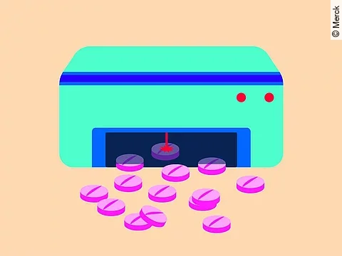 3D-Druck Tablettenproduktion Merck