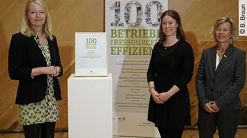 Aesculap 100 Betriebe für Ressourceneffizienz Aesculap 100 Betriebe für Ressourceneffizienz