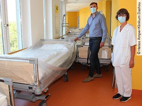 Neue Betten Amper-Klinikum Dachau