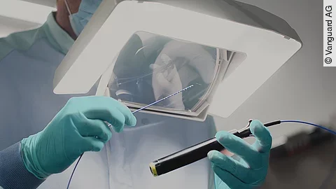 Wiederherstellung eines Herzkatheters