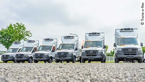 Zustellfahrzeuge von Trans-o-flex Zustellfahrzeuge von Trans-o-flex
