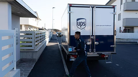 UPS Healthcare Kühlkette Fahrzeug