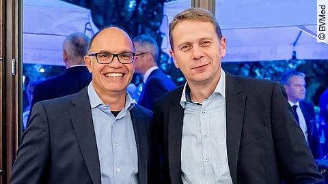 Marcus Simon und Helmut Krebber