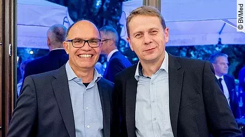 Marcus Simon und Helmut Krebber