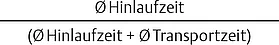 Relative Hinlaufzeit