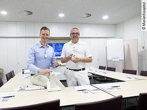 Tobias Gebhard und Frank Markert