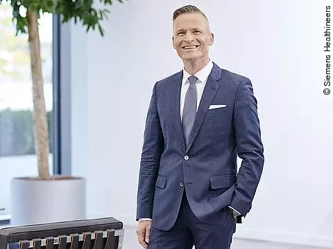 Christoph Zindel, Vorstand der Siemens Healthineers AG Christoph Zindel, Vorstand der Siemens Healthineers AG