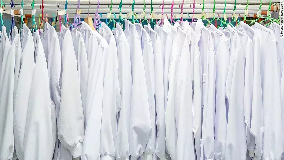 Wäsche im Krankenhaus