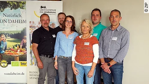 Küchenleiter, Diätassistentinnen und der Projektleiter des ZfP Gruppenbild ZfP