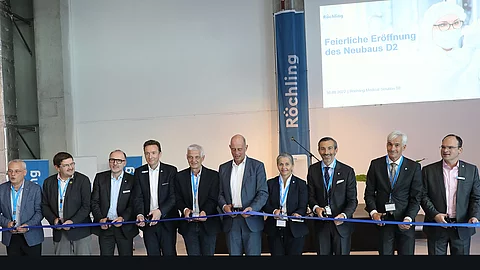 Produktionshalle der Röchling Medical Solutions SE