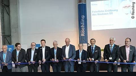 Produktionshalle der Röchling Medical Solutions SE