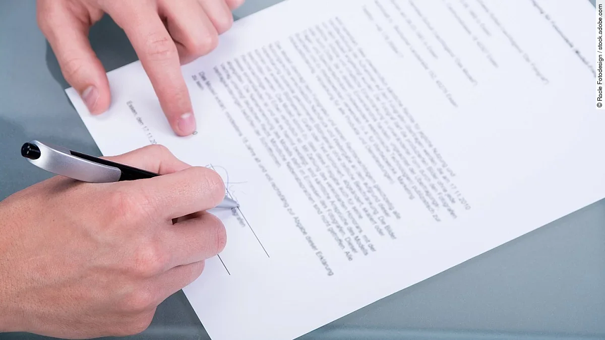 Unterschrift Unterschrift