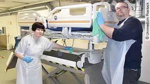 Ergonomische Hebebühnen an der Unimedizin Rostock