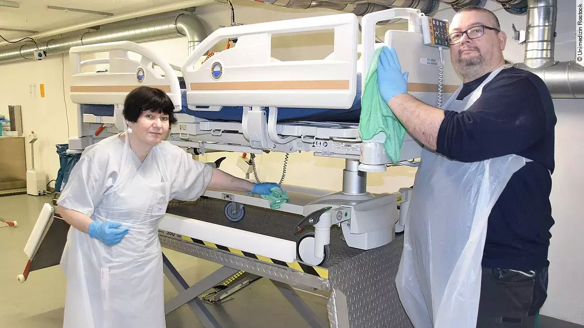 Ergonomische Hebebühnen an der Unimedizin Rostock