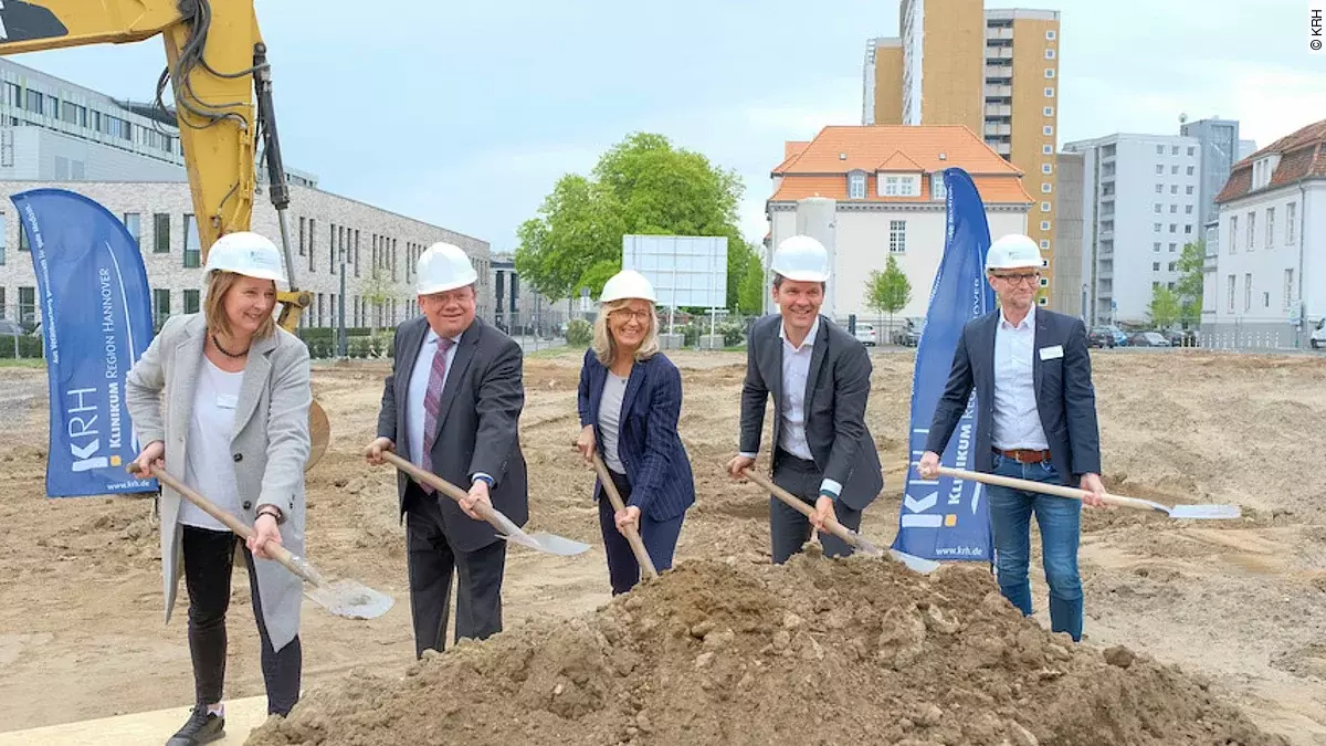 Spatenstich für die Zentralapotheke am KRH
