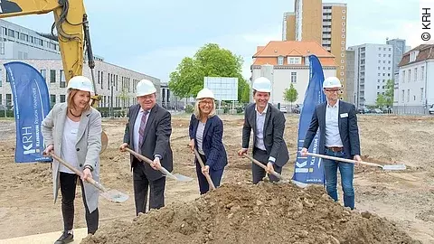 Spatenstich für die Zentralapotheke am KRH Spatenstich für die Zentralapotheke am KRH