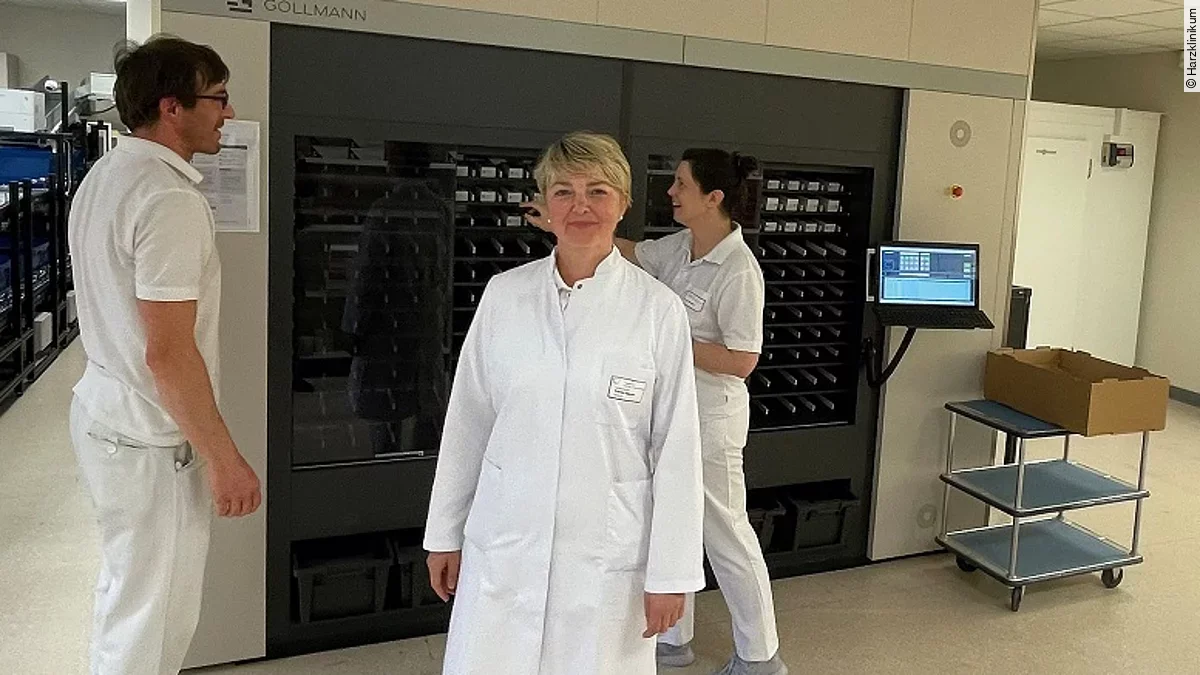 Kommissionierautomat Medikamente im Harzklinikum