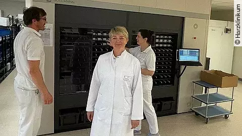 Kommissionierautomat Medikamente im Harzklinikum Kommissionierautomat Medikamente im Harzklinikum
