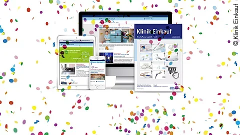 Klinik Einkauf Konfetti-Bild Klinik Einkauf Opener